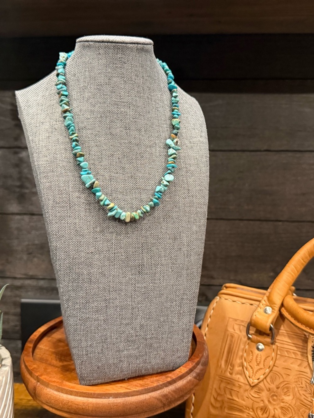 Turquoise Chip Necklace - Women Jewelry